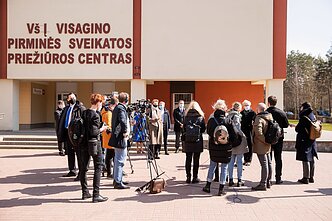 Ingrida Šimonytė apsilankė Visagine; vakcinavimas nuo COVID-19 Ingrida Šimonytė apsilankė Visagine; vakcinavimas nuo COVID-19