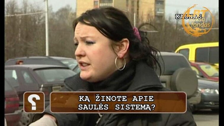 Klausimėlis: Saulės sistema