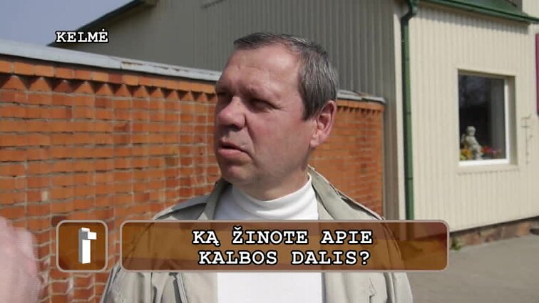 Klausimėlis: Ką žinote apie kalbos dalis?