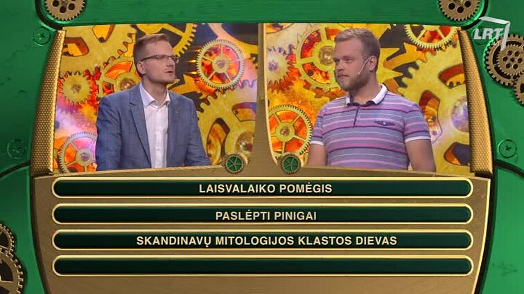 TV žaidimas „Kas ir kodėl?“.