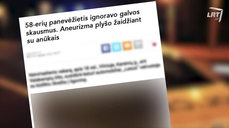 Klauskite daktaro. Smegenų aneurizmos