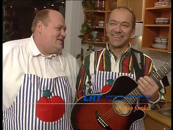 Obuolio pyragėlis. Svečiuose - aktorius ir dainininkas V. Petkevičius