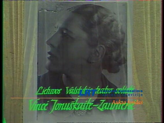 Miniportretas. Dainininkė V. Jonuškaitė - Zaunienė