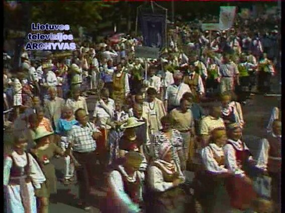Pirmoji pasaulio lietuvių dainų šventė 1994. Dalyvių eitynės