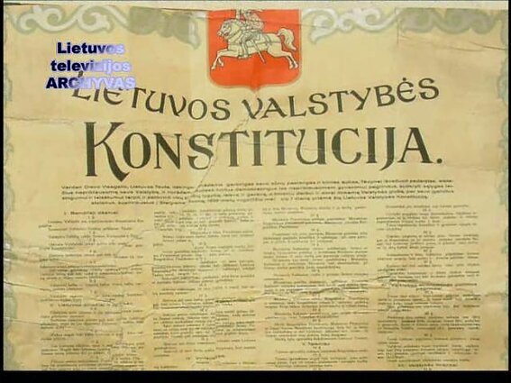Dokumentinis filmas „Pirmoji nuolatinė Konstitucija. 1922 metai“