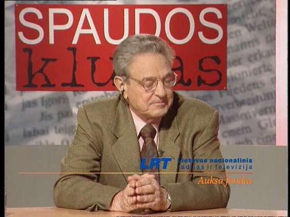 Spaudos klubas. Laidos svečias Džordžas Sorošas