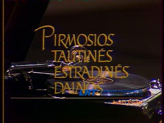 Miniportretas. Pirmosios tautinės estradinės dainos.