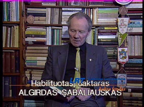 Mūsų kalba. A. Sabaliauskas pristato savo knygą "Iš kur jie?"