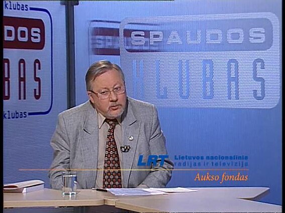 Spaudos klubas. Studijoje Vytautas Landsbergis