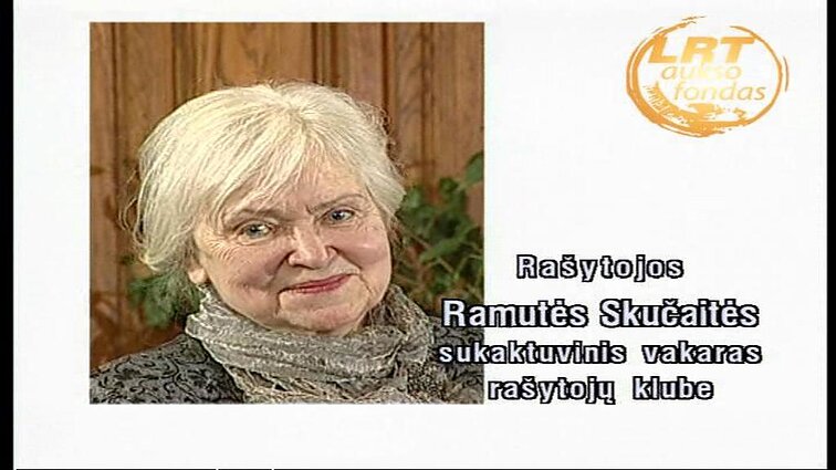 Rašytojos R.Skučaitės sukaktuvinis vakaras Rašytojų klube