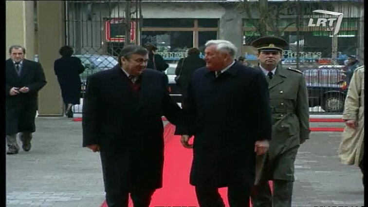 Panoramos archyvai. Moldovos prezidentas Mirčia Snieguras (Mirča Snegur) Lietuvoje