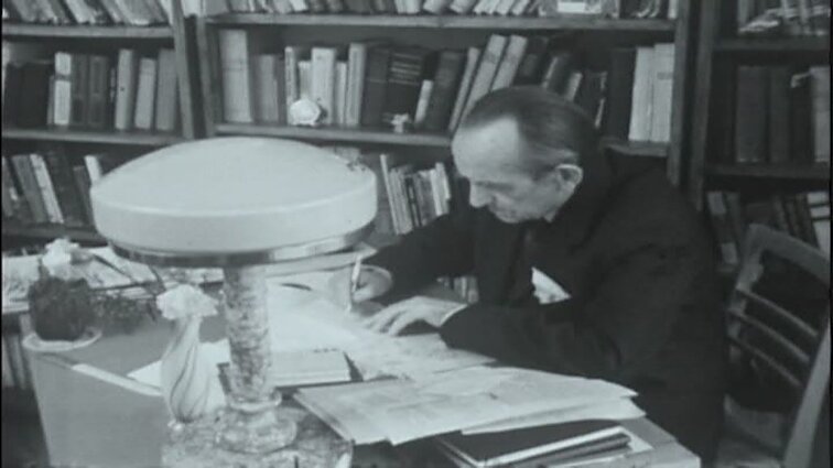 Laidos „Poetas Antanas Miškinis“ siužetai: poetas skaito savo eiles