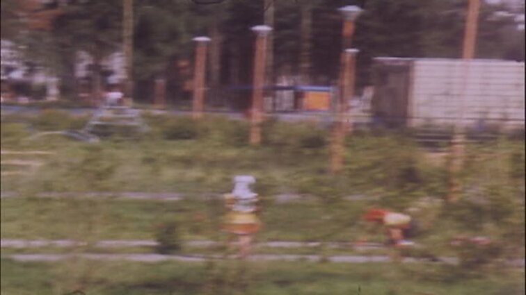 Laidos „TSKP 27 suvažiavimą pasitinkant“ siužetai: Visaginas, Didžiasalio plytų gamykla