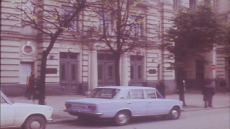 Laidos „Jaunimo studija“ studija: dirigentas Gintaras Rinkevičius