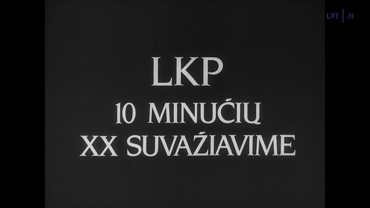 Lietuvos kronika 1990 - 02 (1588) LKP. 10 min. XX suvažiavime
