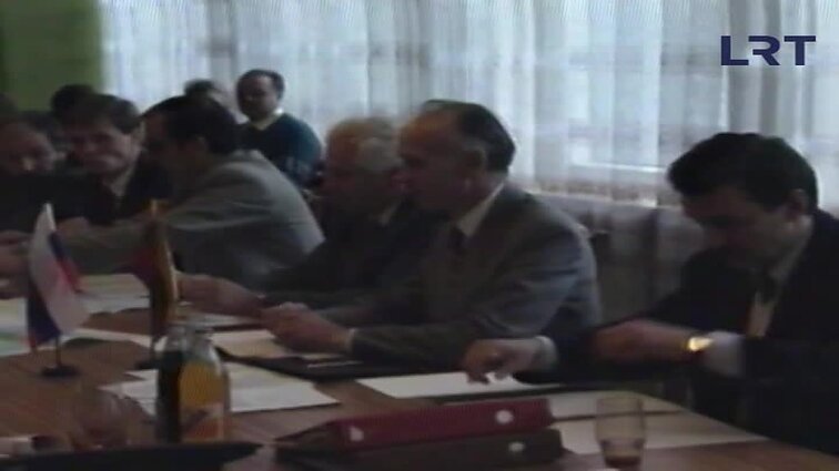 Panoramos archyvai. Rusijos ir Lietuvos delegacijų ekspertai