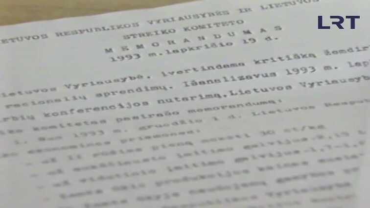 Panoramos archyvai. Žemdirbių memorandumas. Užsienio įvykių apžvalga