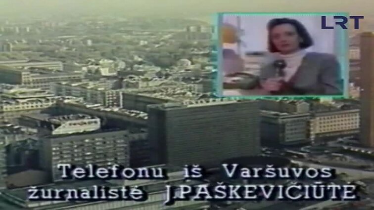 Panoramos archyvai. Telefonu iš Varšuvos žurnalistė J. Paškevičiūtė