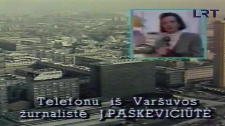 Panoramos archyvai. Telefonu iš Varšuvos žurnalistė J. Paškevičiūtė