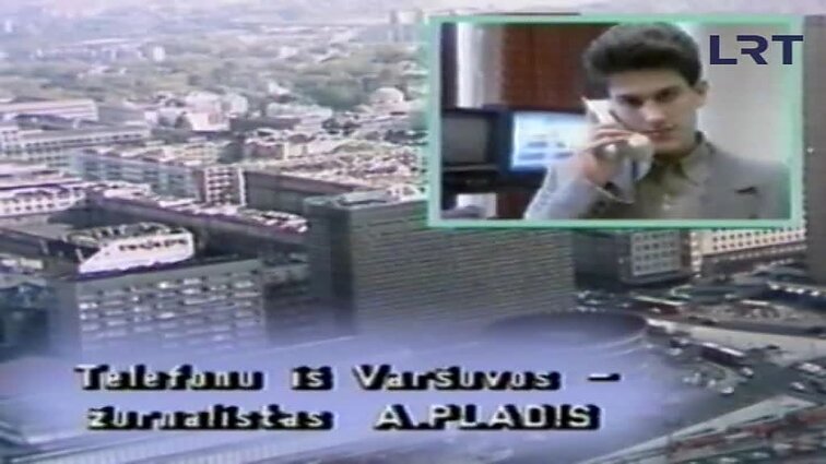 Panoramos archyvai. Telefonu iš Varšuvos žurnalistas A. Pladis. Laidos anonsas