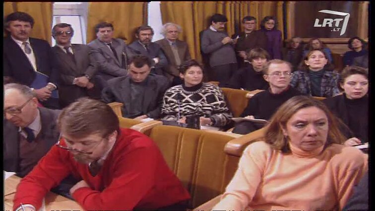Panoramos archyvai. Spaudos konferencija dėl Juozo Jarmalavičiaus ir Mykolo Burokevičiaus suėmimo