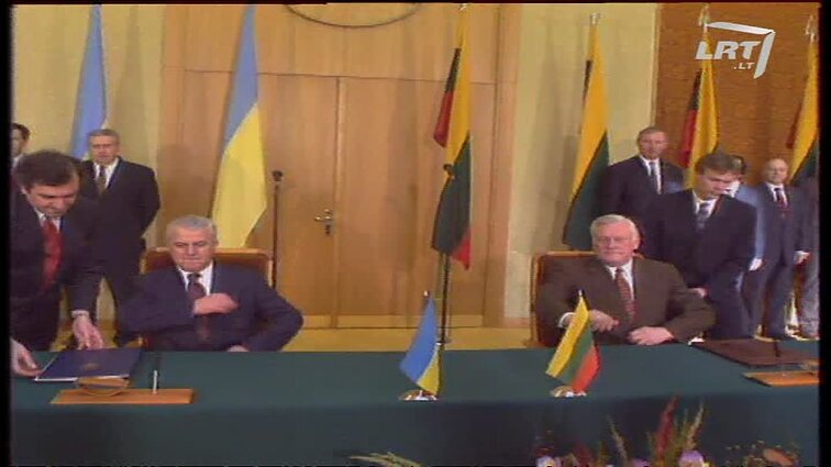 Panoramos archyvai. Leonido Kravčiuko viešnagė Lietuvoje