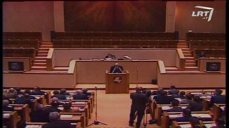 Panoramos archyvai. Algirdo Brazausko metinis pranešimas