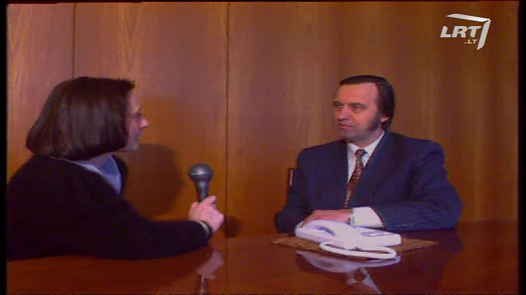 Panoramos archyvai. Povilas Gylys po susitikimo Kopenhagoje