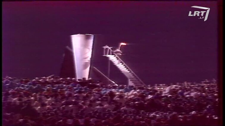 Panoramos archyvai. XVII-tųjų Žiemos olimpinių žaidynių atidarymas Lilehameryje