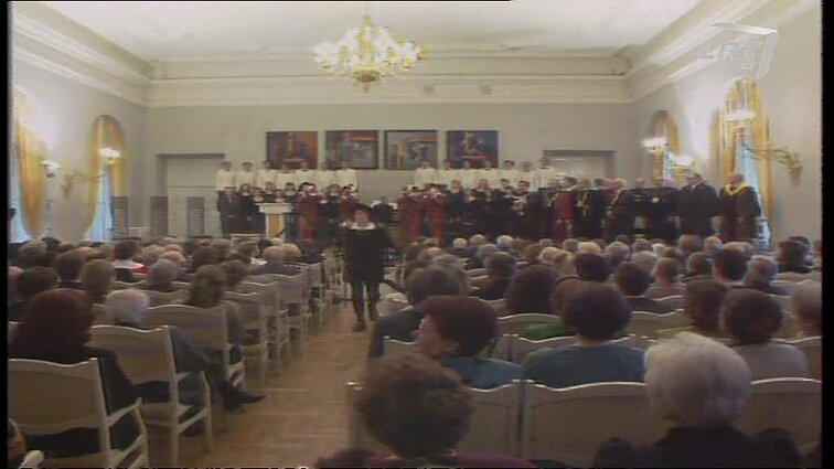 Panoramos archyvai. Muzikos akademijos rektoriaus inauguracija