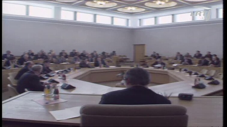 Panoramos archyvai. Pramoninkai su vyriausybe