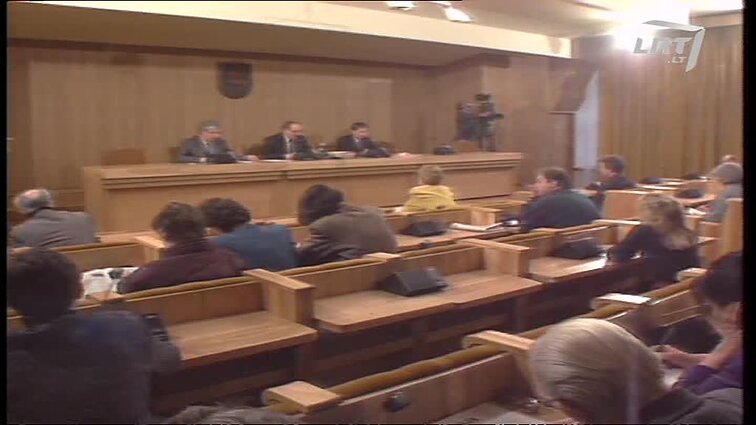 Panoramos archyvai. Spaudos konferencija Seime