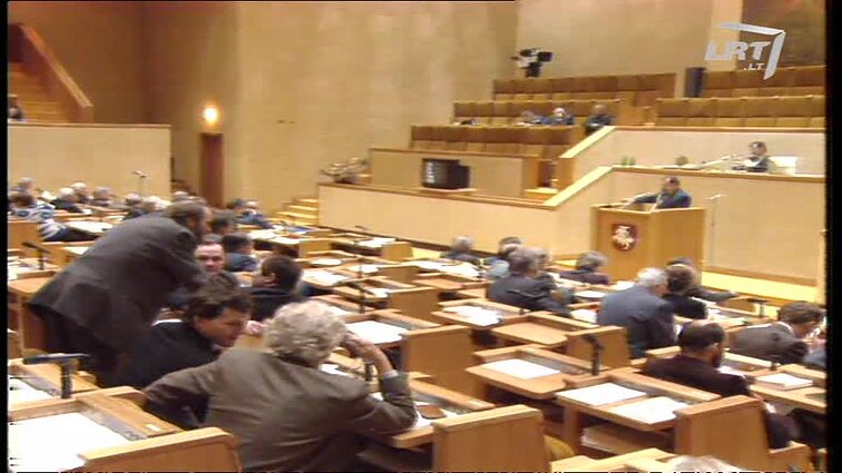Panoramos archyvai. Seimas apie privatizaciją