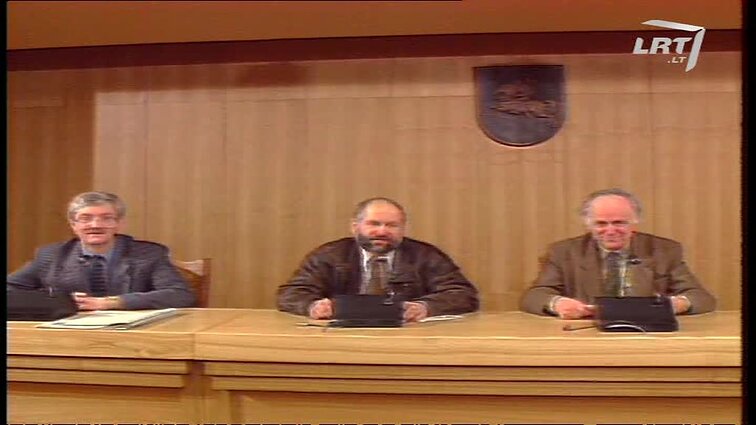 Panoramos archyvai. Balandžio 1-osios spaudos konferencija Seime