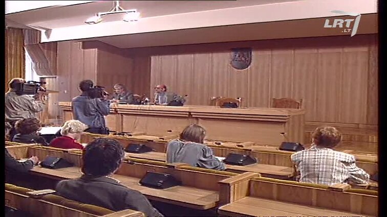 Panoramos archyvai. Gedimino Ilgūno spaudos konferencija