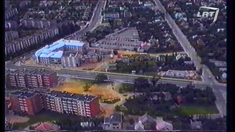 Panoramos archyvai. "Sodros" pastatai Anykščiuose