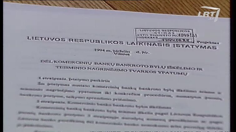 Panoramos archyvai. Projektai dėl apgautų indėlininkų