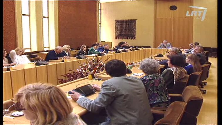 Panoramos archyvai. Algirdas Brazauskas susitinka su Pasaulio lietuvių atstovais