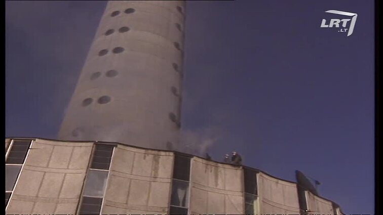 Panoramos archyvai. Gaisras TV bokšte