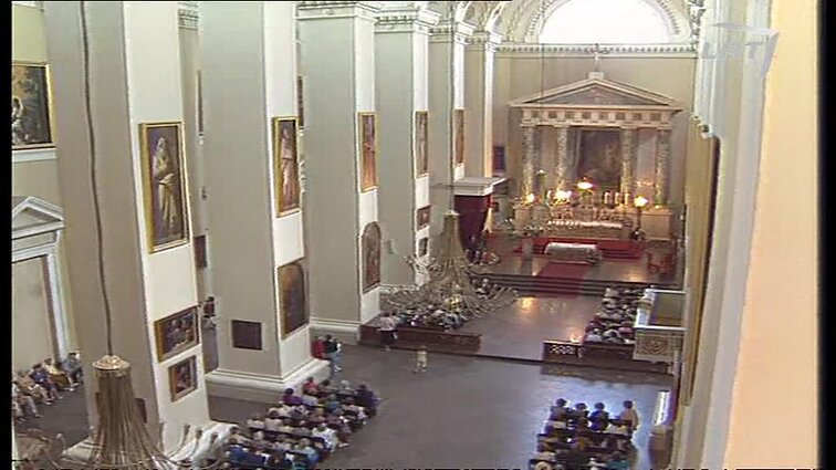 Panoramos archyvai. Antano Baranausko giesmės Arkikatedroje