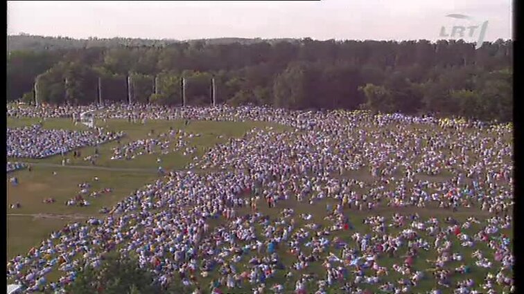 Panoramos archyvai. Dainų šventės spaudos konferencija
