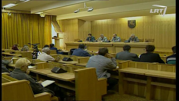 Panoramos archyvai. LDDP ir „Centro sąjungos“ spaudos konferencija