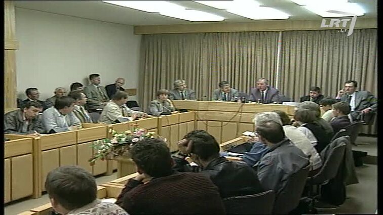 Panoramos archyvai. Tarptautinio valiutos fondo bei Tarpžinybinės komisijos spaudos konferencijos