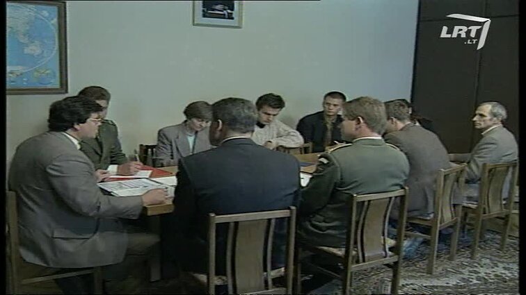 Panoramos archyvai. Spaudos konferencija Krašto apsaugos ministerijoje