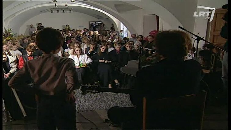Panoramos archyvai. Gedimino Storpirščio audiokasetės pristatymas