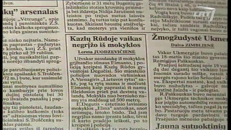 Panoramos archyvai. Pagrobtas vaikas
