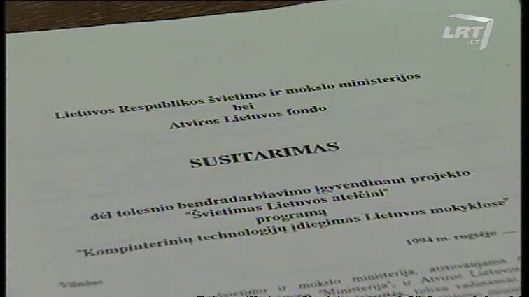 Panoramos archyvai. Atviros Lietuvos fondo ir Švietimo bei mokslo ministerijos sutartis