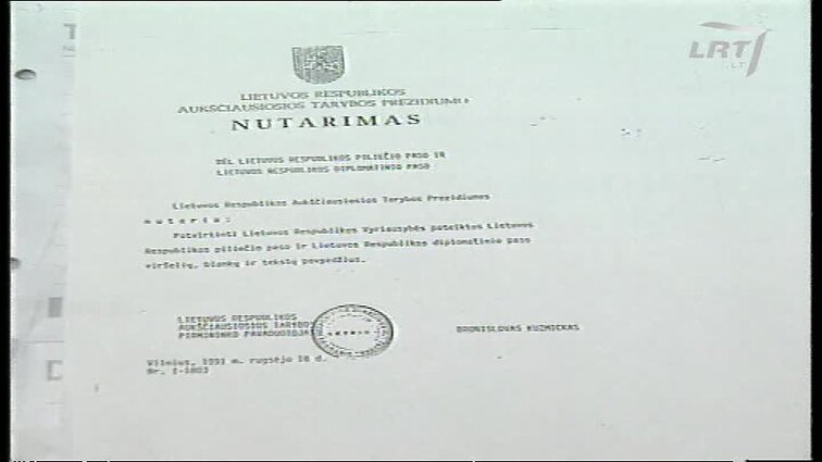 Panoramos archyvai. Lietuviški pasai