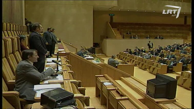 Panoramos archyvai. Neeilinis Seimo posėdis