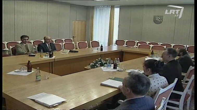 Panoramos archyvai. Azerbaidžano delegacija Vilniuje